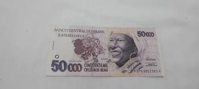 Cédula Dinheiro Antigo
