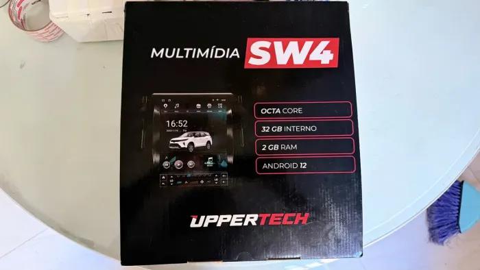 Central Multimídia Uppertech Toyota SW4 Completa + TV Digital Full HD
