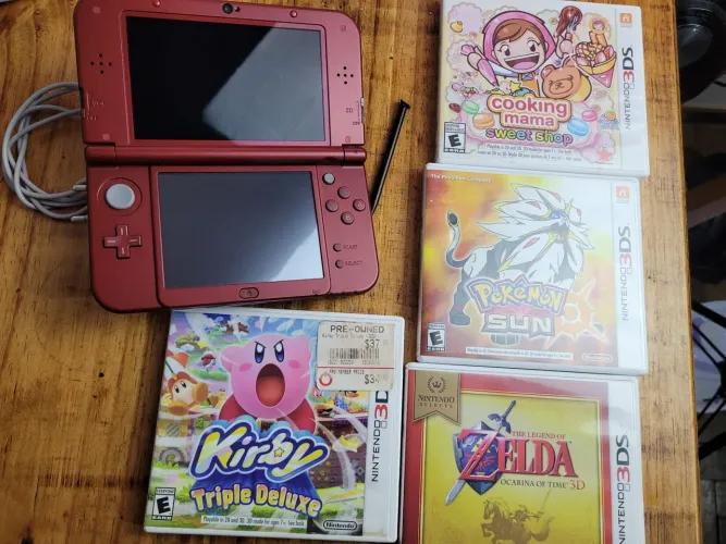 New Nintendo 3DS XL Novinho Jogos