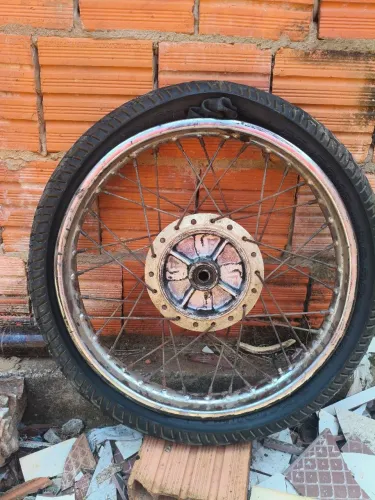 Roda completa da Fan 150c Traseira