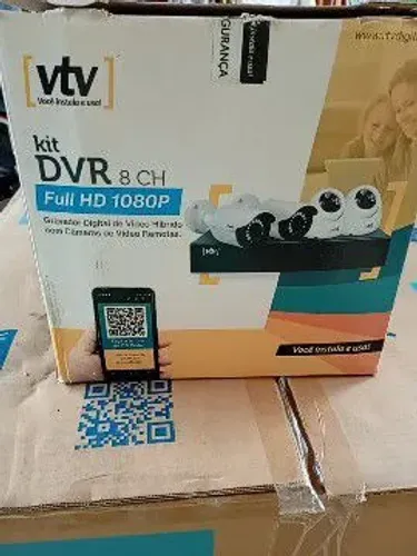 Kit novo na caixa 4 câmeras de segurança