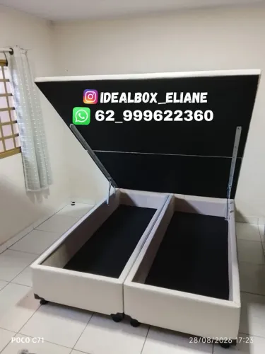 Box baú Queen size - madeira de eucalipto tratado