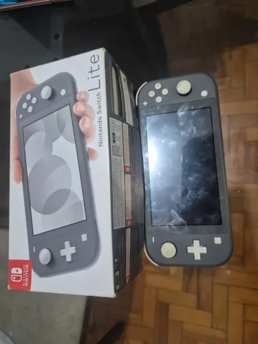 Switch 1 lite cinza semi novo