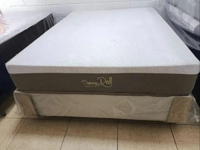 Conjunto Box de Casal Dreams Roll 1,38x1,88x24cm - Kappesberg