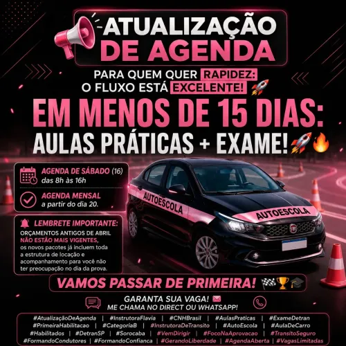 Instrutora Autônoma CNH do BRASIL.