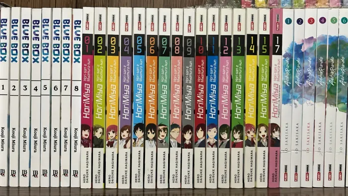Coleção Horimiya volumes 1-15 e 17