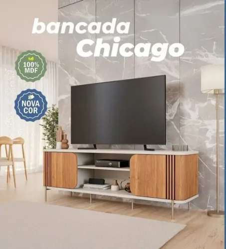Bancada Chicago 100% MDF - Permobili