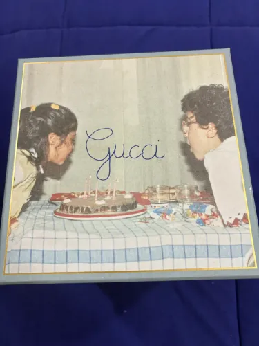 Caixa Gucci azul - 19x19cm edição especial