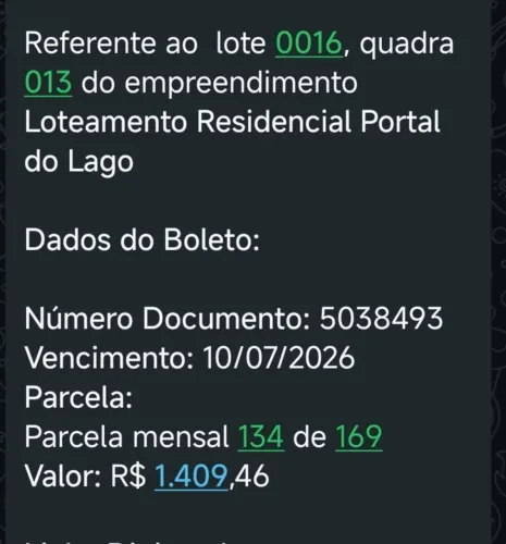 terreno residencial portal do lago