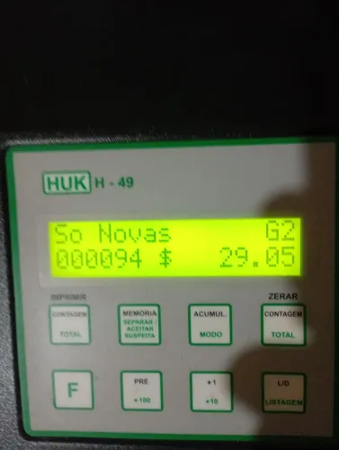 Máquina de contar moedas