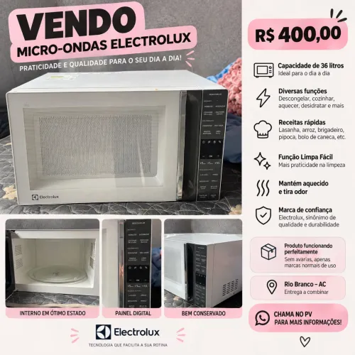 microondas eletrolux