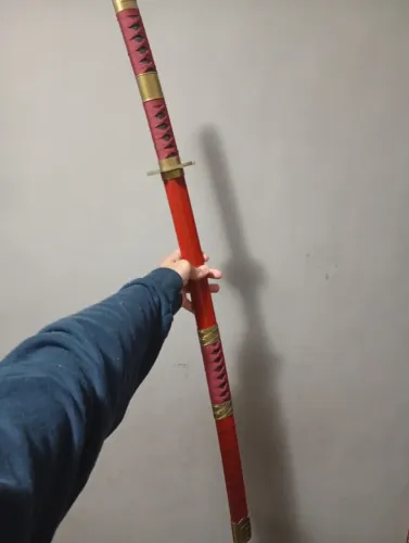 Katana de Bambu - Sandai Kitetsu do Zorro de One Piece - Sem Corte 