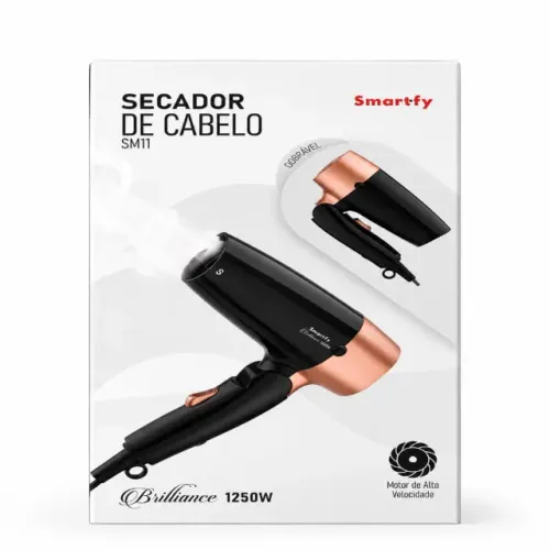 Secador De Cabelo Smartfy Sm11 Brilliance - 1250w - Bivolt