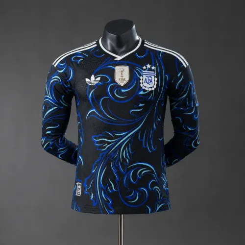 Camisa Argentina Manga Longa Versão Jogador II 2026