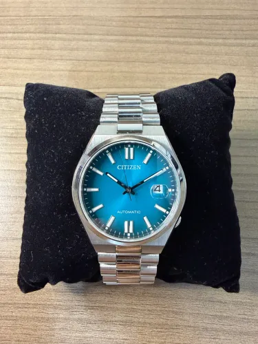 Relógio Citizen Tsuyosa azul gradiente