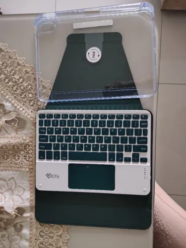 Capa magnética 4Life 360º para iPad 10.2 com teclado sem fio
