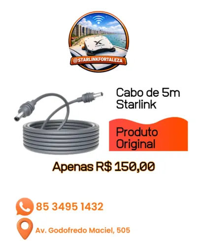 Cabo de 5m para Mini Starlink