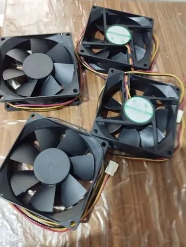 Kit com 4 Coolers/Ventoinhas para PC - 3 Fios