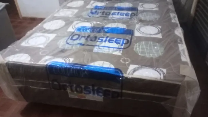 Cama unibox casal acoplada 7cm di espuma