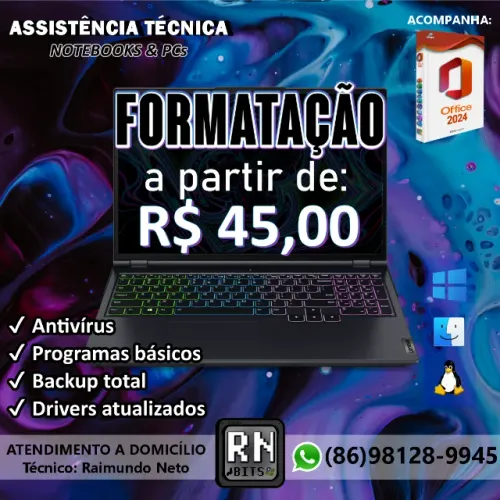 Formatação e Assistência Técnica
