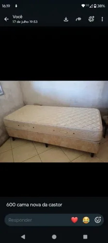 Cama solteiro castor