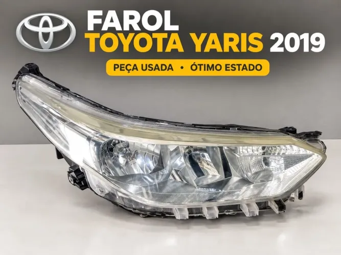 Farol do Yaris sedan 2019 original usado
