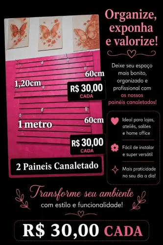 Painéis canaletado ótimo estado 