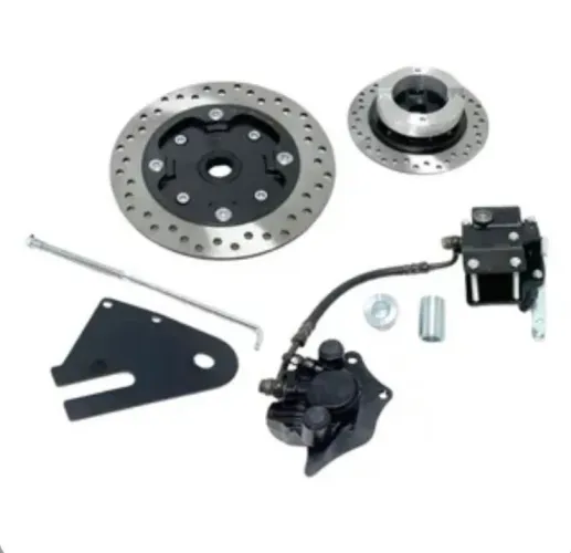 Sistema de freio a disco traseiro adaptável para 125/150/160