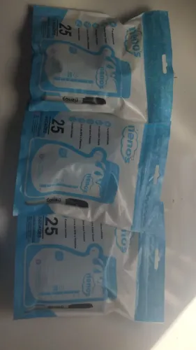 VENDA QUENTE ? TRÊS SAQUINHOS DE GUARDAR O LEITINHO DE SEU/SUA BABY - COM 25PCS CADA