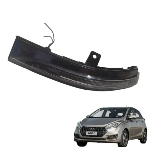 Pisca Do Espelho Retrovisor Do Motorista Hb20 2020/2025 Preto