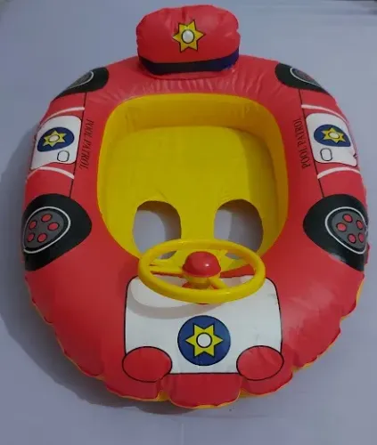 boia de piscina infantil formato de carrinho NOVA