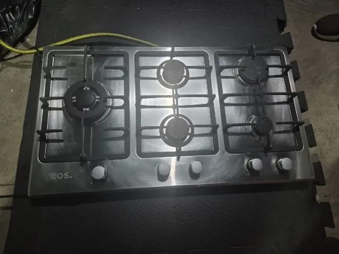 Cooktop A Gás 05 Bocas Eos Inox 90cm Ecg05ib