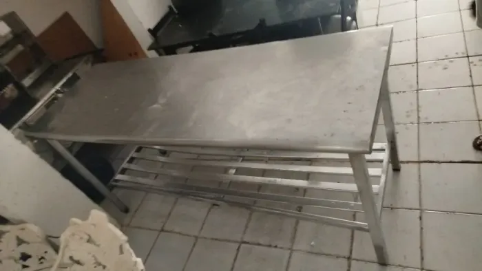 bancada inox mesa pra manipulação
