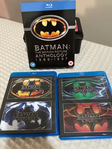 Box - Batman (1989 - 1997) 4 filmes (blu-ray)