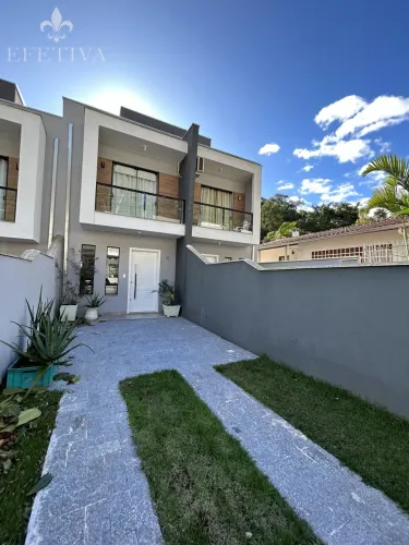 LINDÍSSIMO SOBRADO SEMIMOBILIADO NO BAIRRO VILA NOVA. 03 SUITES + LAVABO.