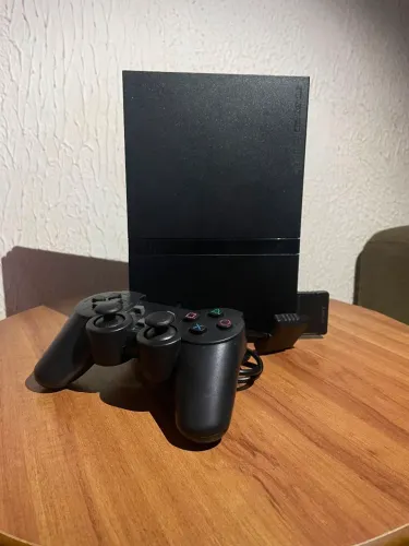 PS2 Slim Completo + Memory Card 8MB + Cabos - Leitor Funcionando