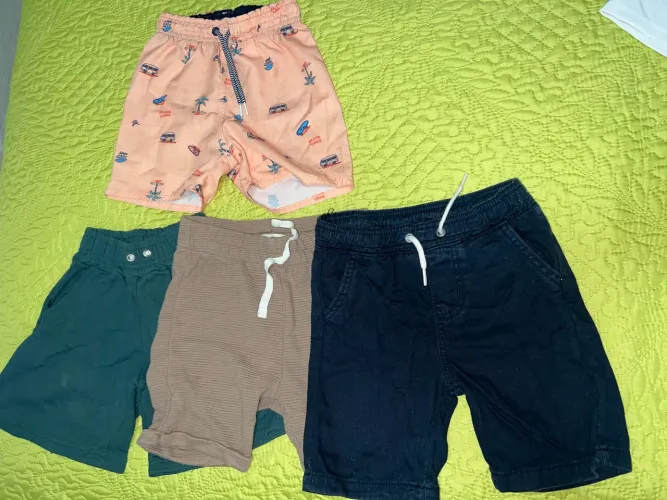 Kit 4 bermudas infantil