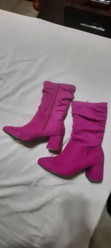 Bota Camurça pink número 38
