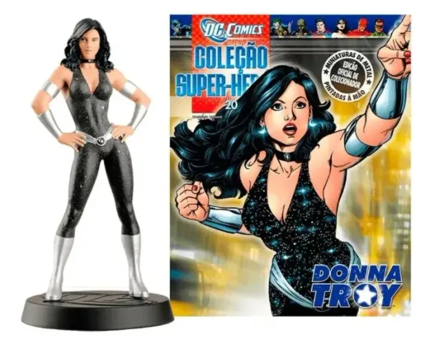 Figura eaglemoss Dona Troy, com revista.