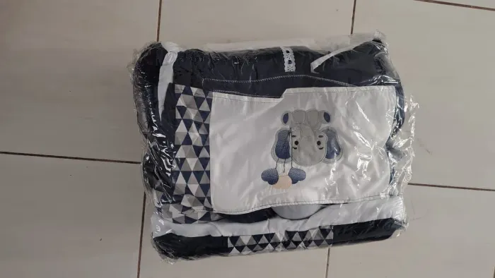Kit de berço menino azul
