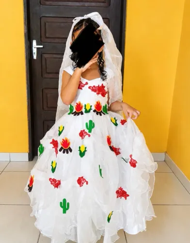 Vestido noivinha junina