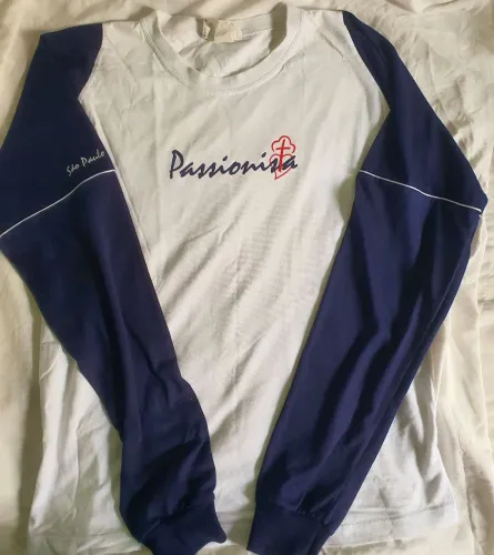 Camiseta de frio- uniforme escolar Passionista (Venda Particular)