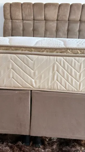 Cama Box Casal QUEEN  Americanflex Gold Gel (Sem Detalhes)!