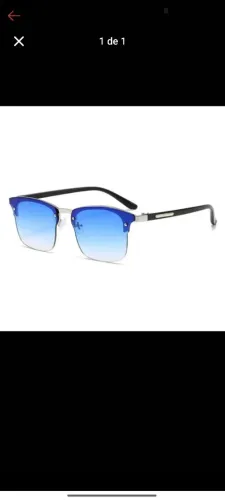 Óculos feminino lente azul importado