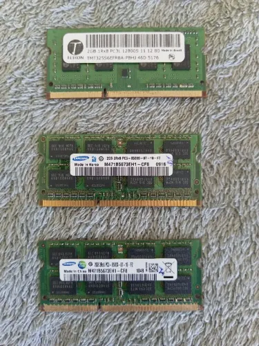 3 Módulos de Memória RAM DDR3