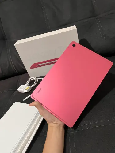 Samsung Galaxy Tab S10 Lite Rosa 128GB + S Pen + Capa + Caixa