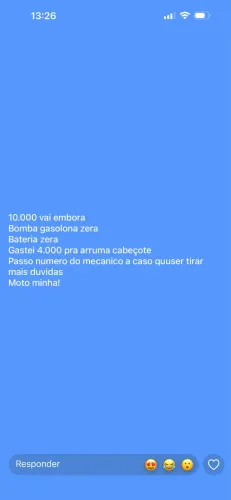 Vende uma cb300r