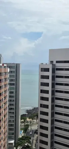 Flat no Meireles, vista mar
