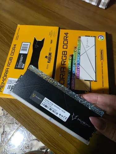 MEMÓRIA RAM 16GB DDR4 HUSKY RGB 3200MHz