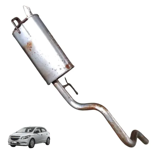 Escapamento Silencioso Abafador Gm Onix 2013 2014 2015 2019